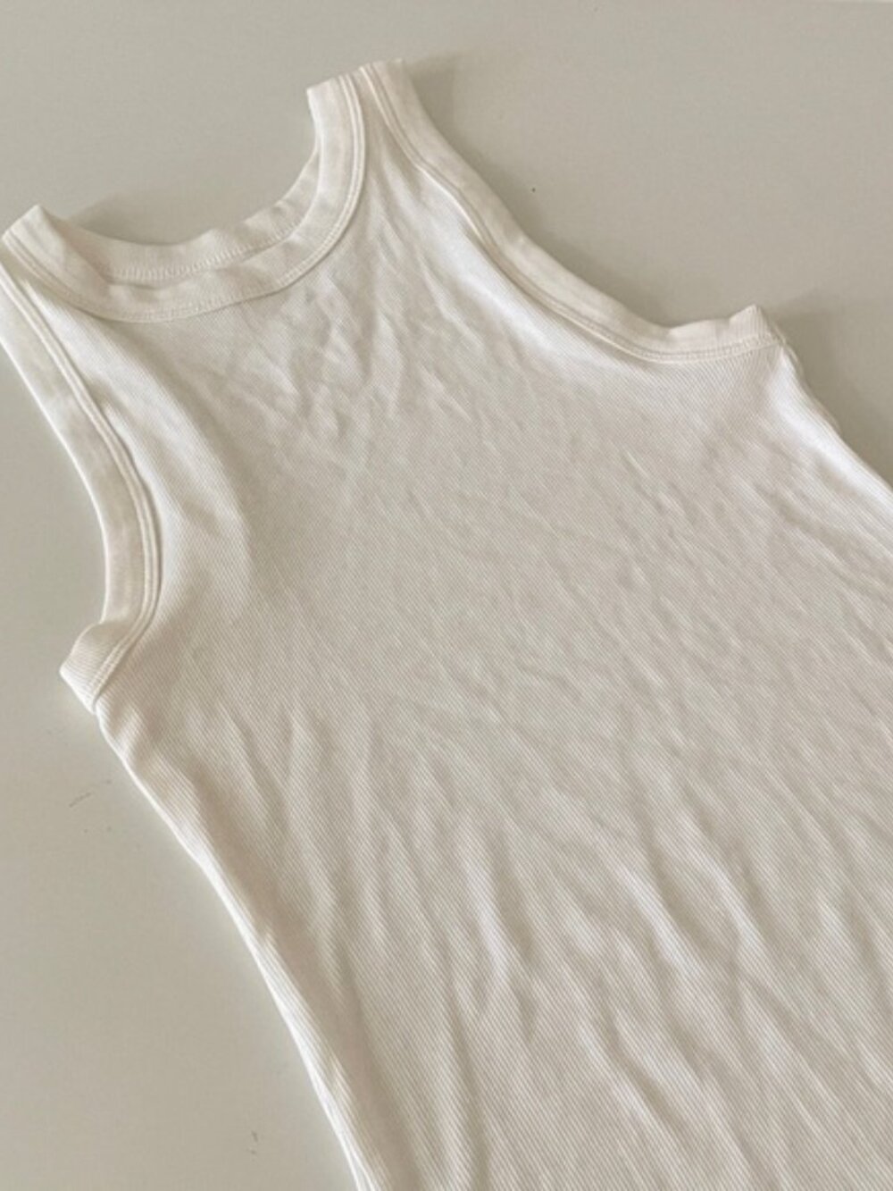 a new day Scoop Tank Top Ribbed Tee